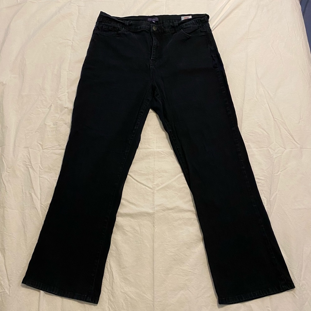 NYDJ Not Your Daughters Jeans boot cut black 18